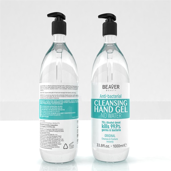 Beaver waterless cleansing hand sanitizer 1000ml